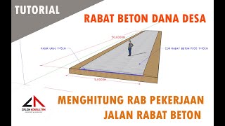 RAB JALAN RABAT BETON  ( ANGGARAN DANA DESA )