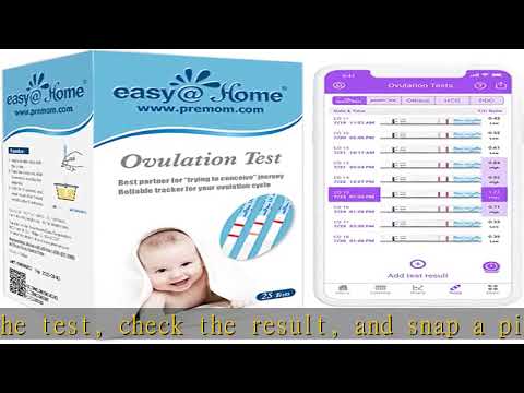 Easy@Home Ovulation Test Strips, 25 Pack Fertility Tests, Ovulation ...