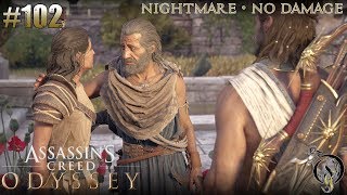 【PS4】ASSASSIN'S CREED ODYSSEY - #102 心の友・果てなき過去への旅/パルナバスの全サイドクエスト（Nightmare Difficulty/No Damage）