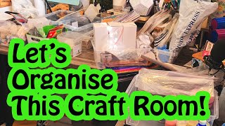 Craft Room Organisation - From Messy to Manageable