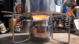 TATONKA Alcohol Burner Stove Boil Test #1