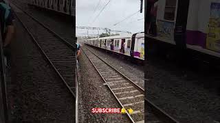 🔥🔥Mumbai Local Train🔥🔥Parallel Run Between Ambernath Fast \u0026 Kalyan Slow 🔥🔥