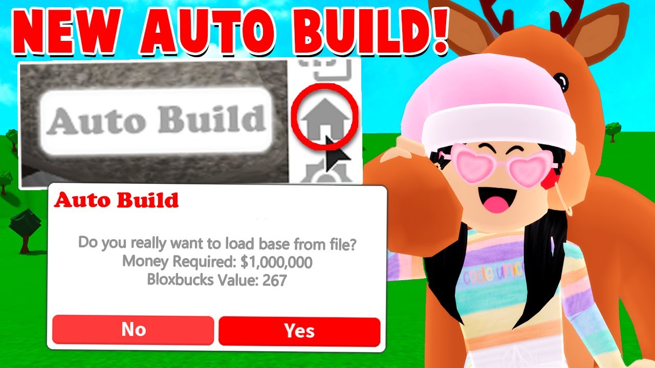 How To AUTO BUILD In Bloxburg?! *DON'T DO THIS...Might Get BANNED ...