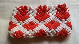 Macrame clutch bag tutorial in Hindi full video step by step 😍