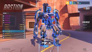 Overwatch BASTION All Skins and Stuff *Updated* 04.2020