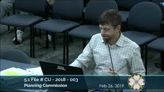 Planning Commission Meeting 02/26/2019