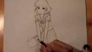 How To Draw A Manga/Anime Girl  v.2 ("Miki Falls")