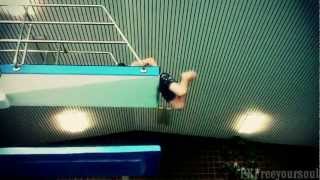 Castaway backflip off 3m diving board