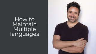 How to Maintain Multiple languages
