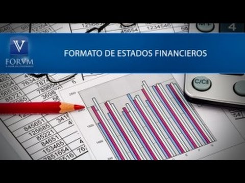 Formato De Estados Financieros. [Contable] - YouTube