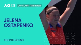 Jelena Ostapenko On-Court Interview | Australian Open 2023 Fourth Round