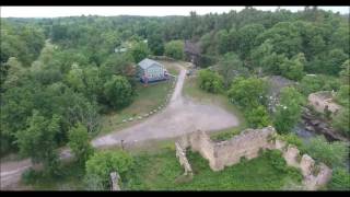 Rossie NY Drone Video of Waterfalls