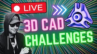 Model Monday LIVE - Live 3D CAD CHALLENGES