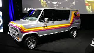 Classic Custom Ford Chateau Econoline 150 Van - Galpin Hall of Customs - 2018 LA Auto Show