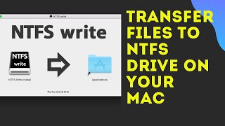 Write to NTFS in mac os