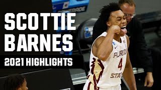 Scottie Barnes 2021 NCAA tournament highlights