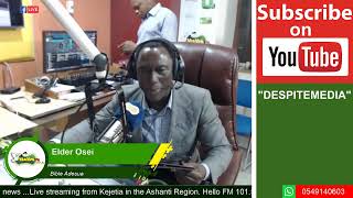 BIBLE ADESUA ON HELLO101.5FM WITH ELDER OSEI (08/09/2024)