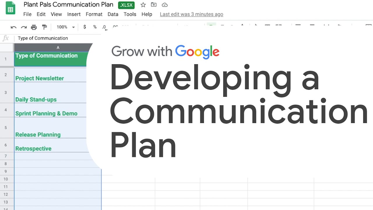 Create A Project Communication Plan | Google Project Management ...