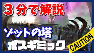 【FF14 暁月ID】異形楼閣 ゾットの塔のボスを3分で攻略【ギミックまとめ】