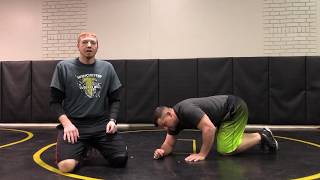 WRESTLING FRONT HEAD SPIN FINISH