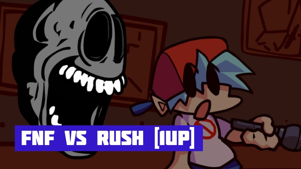 FNF VS Rush (1up Cartoons' Doors Song) - YouTube