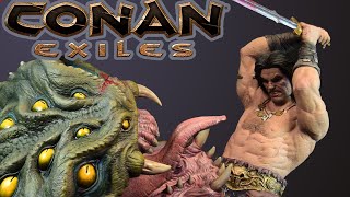 Conan Exiles Statue - Timelapse Handsculpting