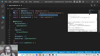 Angular 13 Draggable Image Carousel Project Using ngx-owl-carousel-o Library in TypeScript