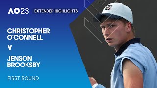 Christopher O'Connell v Jenson Brooksby Extended Highlights | Australian Open 2023 First Round