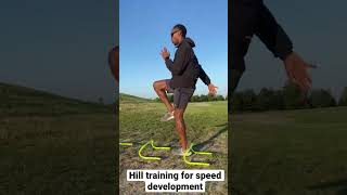 Let's do Hill training with 2x Olympian Roxroy Cato #workout #kids #shorts #athlete