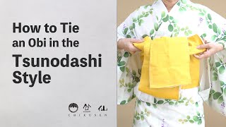 How to Tie an Obi in the Tsunodashi Style