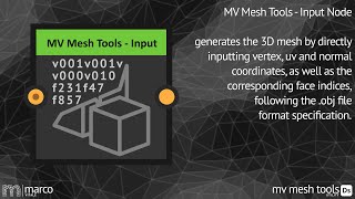 MV Mesh Tools - Input Node