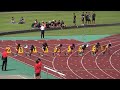 20230916134737宮崎県高校新人大会男100ｍ準決勝3組 *****2 宮崎工 11