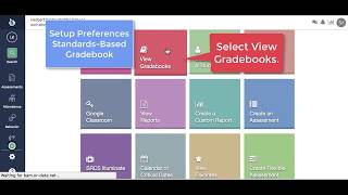 Setup Preferences Standards-Based Gradebook