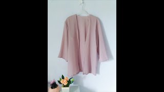 DIY SEWING KIMONO OUTER | How To Make Kimono Outer Easy and Simple