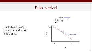 Lecture 12 - Ordinary differential equations - Modified Euler and RK4 methods in C++