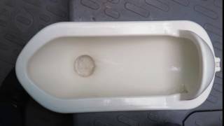 【HD版】 簡易水洗式仮設トイレ和式便器仕様 Squat Toilet