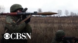 Russian troops reported at the Ukraine border heighten tensions between the two nations