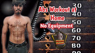 Abs Workout for Men at home without equipment