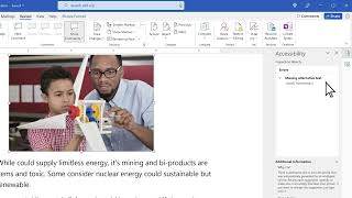 Making documents accessible Microsoft 365