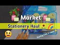 🌻Market Stationery Haul 🌈 |Stationery unboxing|Cs Craft