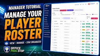 Player Roster | OfficePoolStop Tutorial