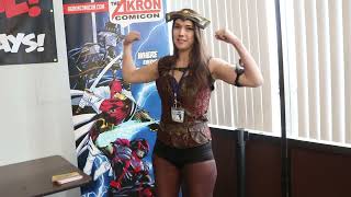 Devana the Huntress invades Akron Comicon 2023 - Superheroine