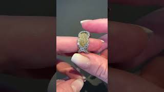 Tiffany \u0026 Co. X Diamond Ring – 18K Gold \u0026 Sparkling Diamonds