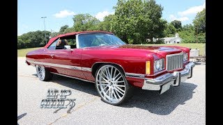 WhipAddict: Kandy Red 74' Chevrolet Caprice Convertible on Savini CV61 26s, Custom Doors