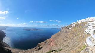 4K 360 VIEWS OF SANTORINI - IMEROVIGLI TOWN