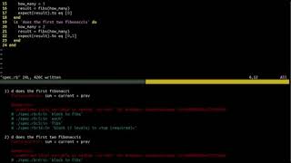 Fibonacci iterative tests. Narrated