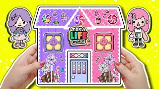 Toca Life World Quiet Book#57 Pink And Purple House In Quiet Book