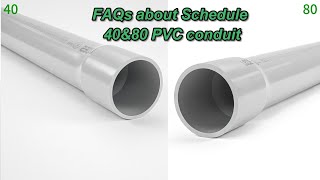 Schedule 40 Vs Schedule 80 PVC Conduit