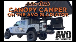 Alu-Cab Canopy Camper on the AVO Gladiator