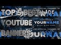 TOP 5 BEST 'YOUTUBE BANNER' TEMPLATES [FREE DOWNLOAD]